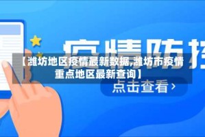 【潍坊地区疫情最新数据,潍坊市疫情重点地区最新查询】