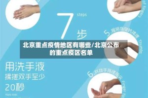 北京重点疫情地区有哪些/北京公布的重点疫区名单