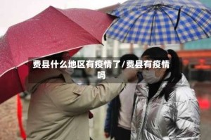 费县什么地区有疫情了/费县有疫情吗