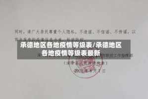 承德地区各地疫情等级表/承德地区各地疫情等级表最新