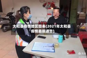 太和县疫情地区图表(2021年太和县疫情最新通告)
