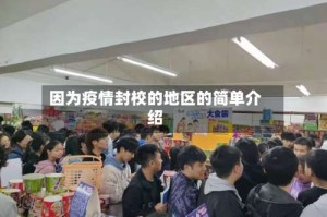 因为疫情封校的地区的简单介绍