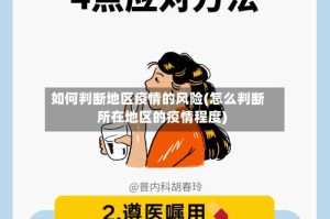 如何判断地区疫情的风险(怎么判断所在地区的疫情程度)