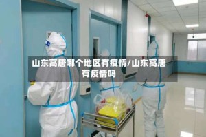 山东高唐哪个地区有疫情/山东高唐有疫情吗