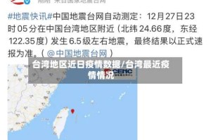 台湾地区近日疫情数据/台湾最近疫情情况