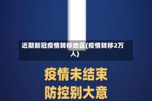 近期新冠疫情转移地区(疫情转移2万人)
