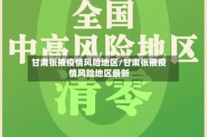 甘肃张掖疫情风险地区/甘肃张掖疫情风险地区最新