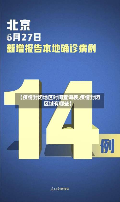 【疫情封闭地区时间查询表,疫情封闭区域有哪些】-第3张图片