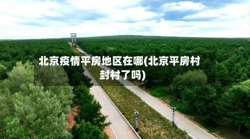 北京疫情平房地区在哪(北京平房村封村了吗)-第2张图片
