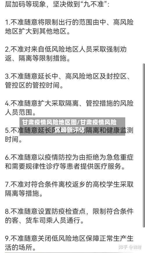 甘肃疫情风险地区图/甘肃疫情风险区最新评估-第1张图片