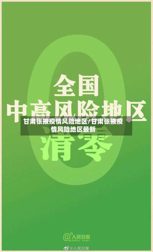 甘肃张掖疫情风险地区/甘肃张掖疫情风险地区最新-第1张图片